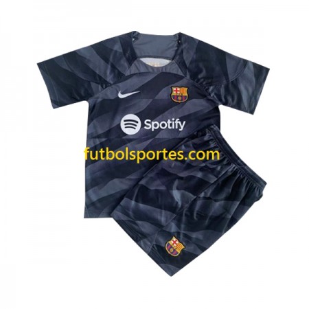 Camiseta FC Barcelona Portero Niño Segunda Equipación 2023/2024